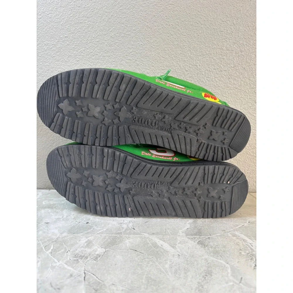 Hey Dude Wally NASCAR Dale Earnhardt Jr Sun Drop Green Shoes Mens 11‎
